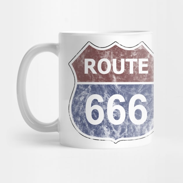 Get Your Kicks On Route 666 by Doc Multiverse Designs